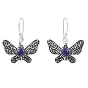 Lapis Lazuli Butterfly Earrings