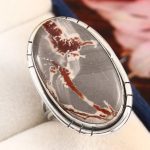 Sonora Dendritic Size US 9 925 Sterling Silver Ring (RS4-183)