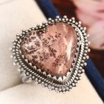 Sonora Dendritic Size US 8 925 Sterling Silver Ring (RS4-185)