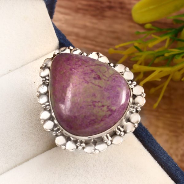 Stichtite Ring Size US 10 925 Sterling Silver (REXT73-11)
