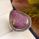 Stichtite Ring Size US 9 925 Sterling Silver (REXT73-15)