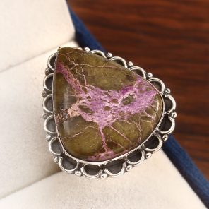 Stichtite Ring Size US 10 925 Sterling Silver (REXT73-23)
