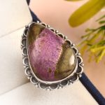 Stichtite Ring Size US 9 925 Sterling Silver (REXT73-33)