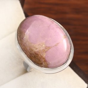 Phosphosiderite Size US 8 925 Silver Ring (RS103-71)