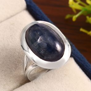 Kyanite Ring Size US 7 925 Sterling Silver (RS104-23)