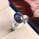 Kyanite Ring Size US 7 925 Sterling Silver (RS104-25)