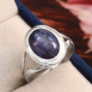 Kyanite Ring Size US 7 925 Sterling Silver (RS104-28)