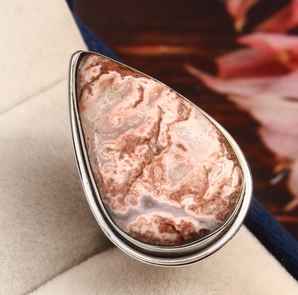 Rosita Jasper Ring Size US 6 925 Sterling Silver (RS8-330)