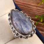 Kyanite Ring Size US 7 925 Sterling Silver (RS8-306)