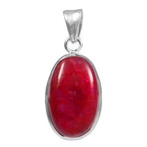 Pink Moonstone 1.5" 925 Sterling Silver Pendant (REXT33-50)