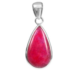 Pink Moonstone 1.6" 925 Sterling Silver Pendant (REXT33-51)