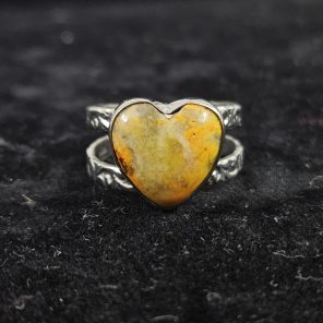 Bumblebee Heart 925 Sterling Silver Ring (RS102-4)