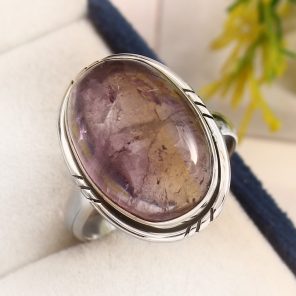 Ametrine Ring Size US 10 925 Sterling Silver (RS16-88)