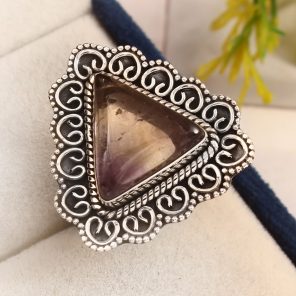 Ametrine Ring Size US 8 925 Sterling Silver (RS16-82)