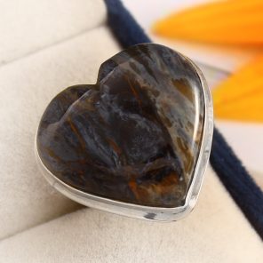 Pietersite Ring Size US 7 Sterling Silver 925 (RS30-107)