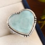 Larimar Ring Size US 11 Sterling Silver 925 (RS109-90)