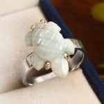 Larimar Ring Size US 8 Sterling Silver 925 (RS109-98)