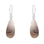 Botswana Lace Agate 1.5" Sterling Silver Earring 925 (RS109-114)