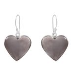 Botswana Lace Agate 1.25" Sterling Silver Earring 925 (RS109-152)