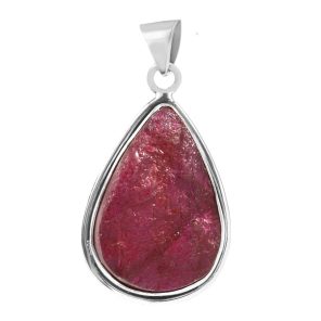 Pink Dyed labradorite 1.6" Sterling Silver Pendant 925 (RS111-106)