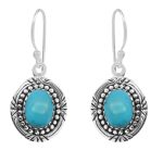 Arizona Turquoise 925 Sterling Silver Earring (RS113-60)