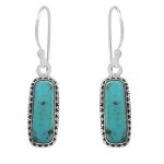 Arizona Turquoise 925 Sterling Silver Earring (RS113-73)