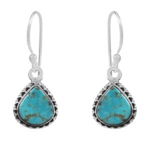 Arizona Turquoise 925 Sterling Silver Earring (RS113-77)