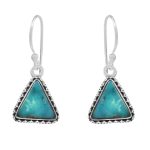 Arizona Turquoise 925 Sterling Silver Earring (RS113-80)