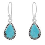 Arizona Turquoise 925 Sterling Silver Earring (RS113-81)