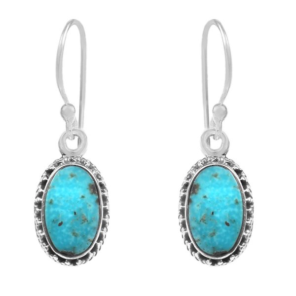 Arizona Turquoise 925 Sterling Silver Earring (RS113-83)