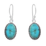 Arizona Turquoise 925 Sterling Silver Earring (RS113-84)