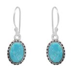 Arizona Turquoise 925 Sterling Silver Earring (RS113-85)