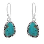 Arizona Turquoise 925 Sterling Silver Earring (RS113-86)