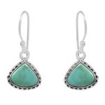 Arizona Turquoise 925 Sterling Silver Earring (RS113-87)