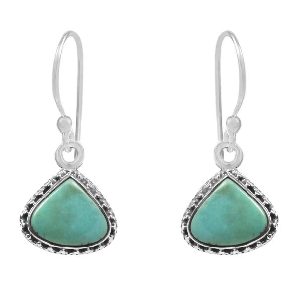 Arizona Turquoise 925 Sterling Silver Earring (RS113-87)