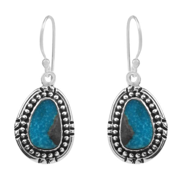 Arizona Turquoise 925 Sterling Silver Earring (RS113-33)