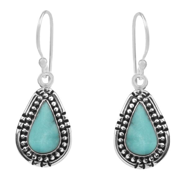 Arizona Turquoise 925 Sterling Silver Earring (RS113-37)