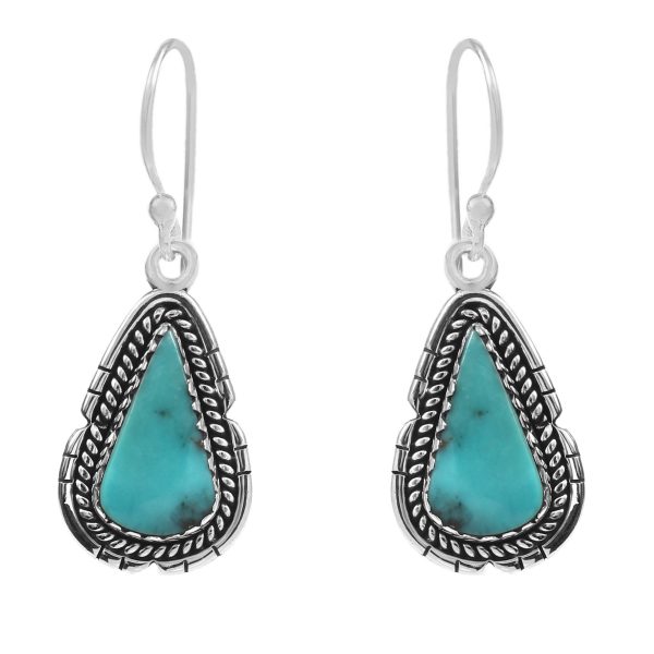 Arizona Turquoise 925 Sterling Silver Earring (RS113-19)
