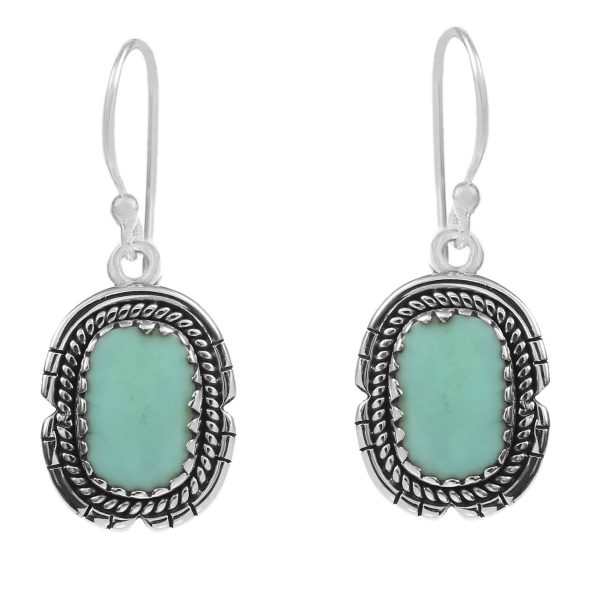 Arizona Turquoise 925 Sterling Silver Earring (RS113-26)