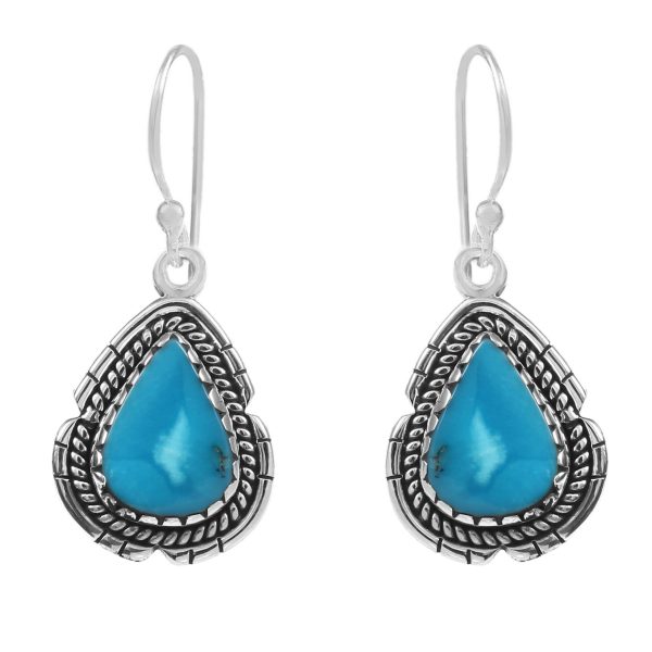 Arizona Turquoise 925 Sterling Silver Earring (RS113-27)