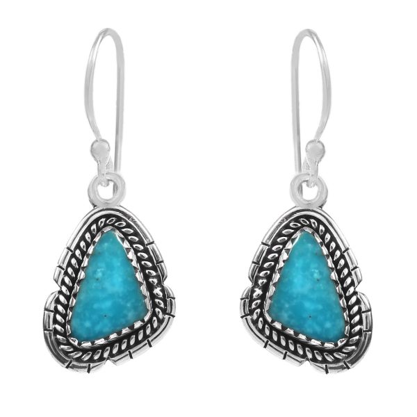 Arizona Turquoise 925 Sterling Silver Earring (RS113-31)