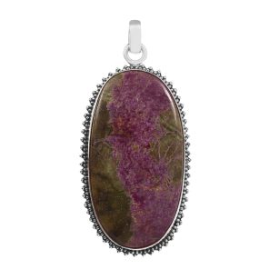 Stichtite 1.9" 925 Sterling Silver Pendant (RS113-112)