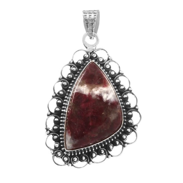 Eudialyte 2" 925 Sterling Silver Pendant (RS113-123)