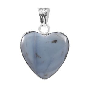 Blue Opal 1.5" 925 Sterling Silver Pendant (RS113-102)