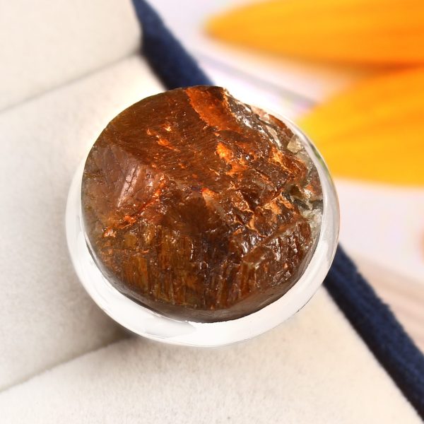Dyed labradorite Ring Size US 6 Sterling Silver 925 (RS112-73)