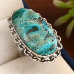 Malachite Azurite Ring Size US 9 925 Sterling Silver (RS113-164)