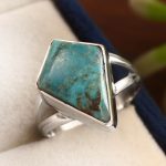 Mohave Turquoise Ring Size US 7 925 Sterling Silver (RS113-183)