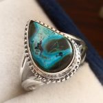 Malachite Azurite Ring Size US 6 925 Sterling Silver (RS113-166)