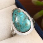 Mohave Turquoise Ring Size US 6 925 Sterling Silver (RS113-170)