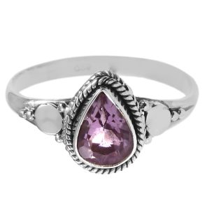 Amethyst Dainty 925 Sterling Silver Ring (RS8-430)